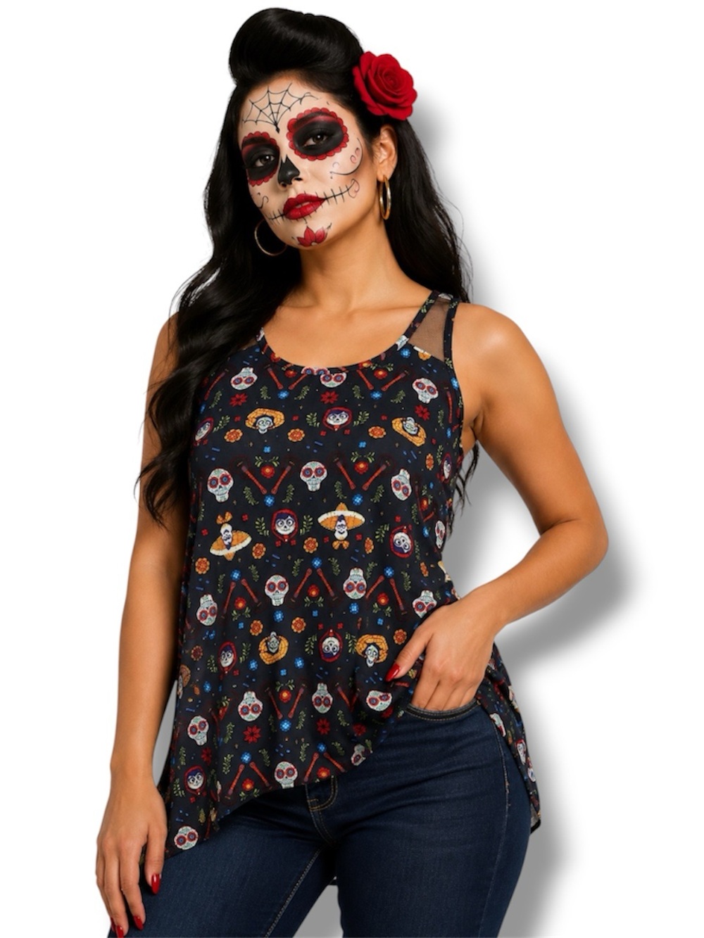 Disney Pixar Coco Shark Bite Tank Top